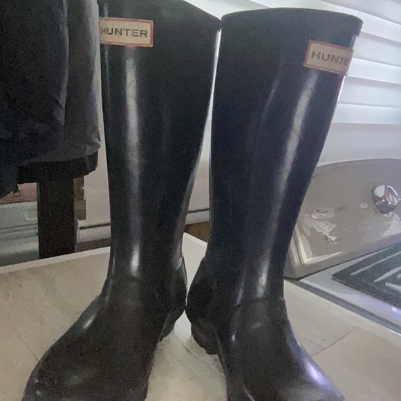Kids hunter boots sz 3 - Picture 2 of 2